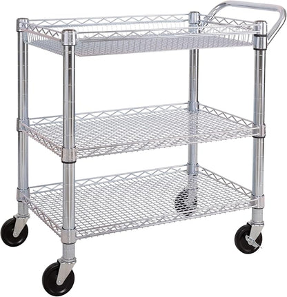 Seville Classics UltraDurable NSF Commercial Heavy Duty Metal Rolling Utility by SevilleClassics
