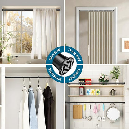 AIZESI Tension Rod 24 to 46 Inch, Adjustable Spring Tension Rod No Drilling - Image 5