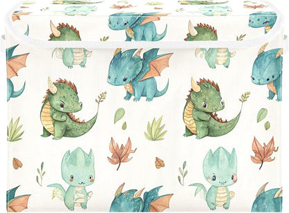 Dragon Watercolor Storage Bins by LLCxigua