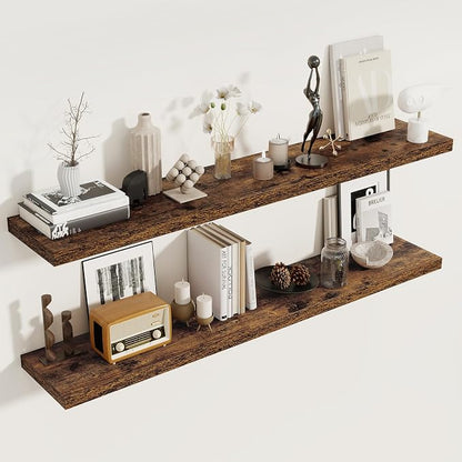 Fun Memories 55 Inch Floating Shelves by FunMemories