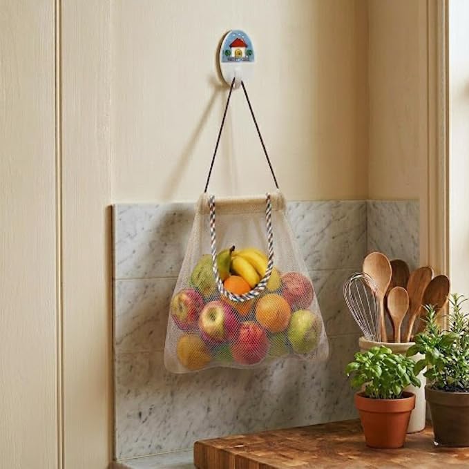 Durable Reusable Hanging Storage Mesh Bags - Image 3