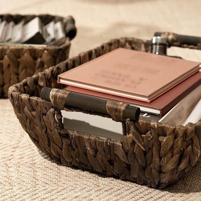 StorageWorks Wicker Baskets for Organizing, Woven Basket - Image 4
