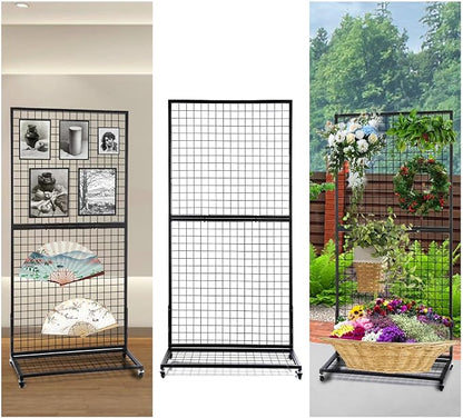 Grid Wall Panels, 2 Packs 3'x 6' Gridwall Display Stand - Image 6