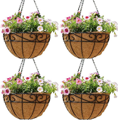 14 Inch Hanging Planters by SMYAXUNW