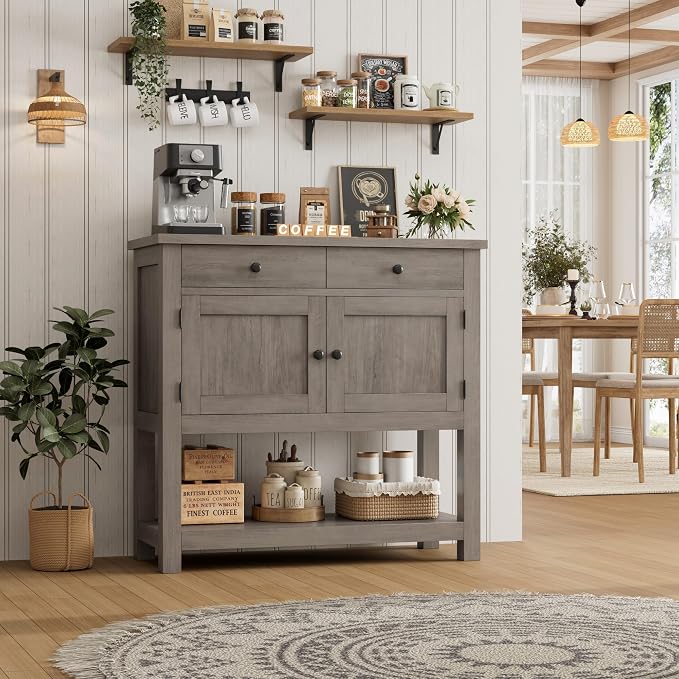 HOSTACK Farmhouse Console Table - Image 9