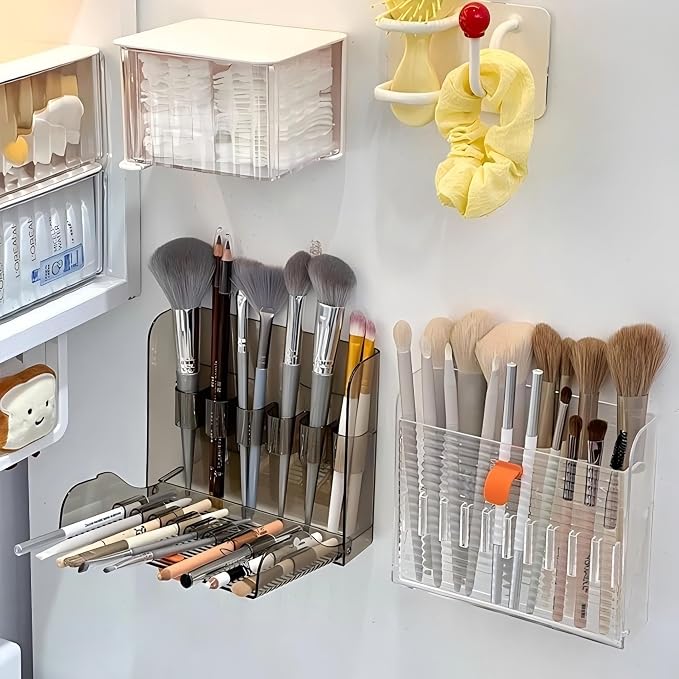 Wall-mounted Makeup Organizers, 16-Slot Eyeliner Lip Liner Organizer Holder - Image 3