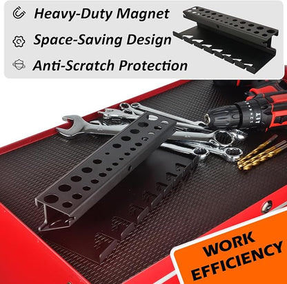 MUTUACTOR Screwdriver Organizer Rack Heavy Duty, Magnetic Mount Screwdriver - Image 4