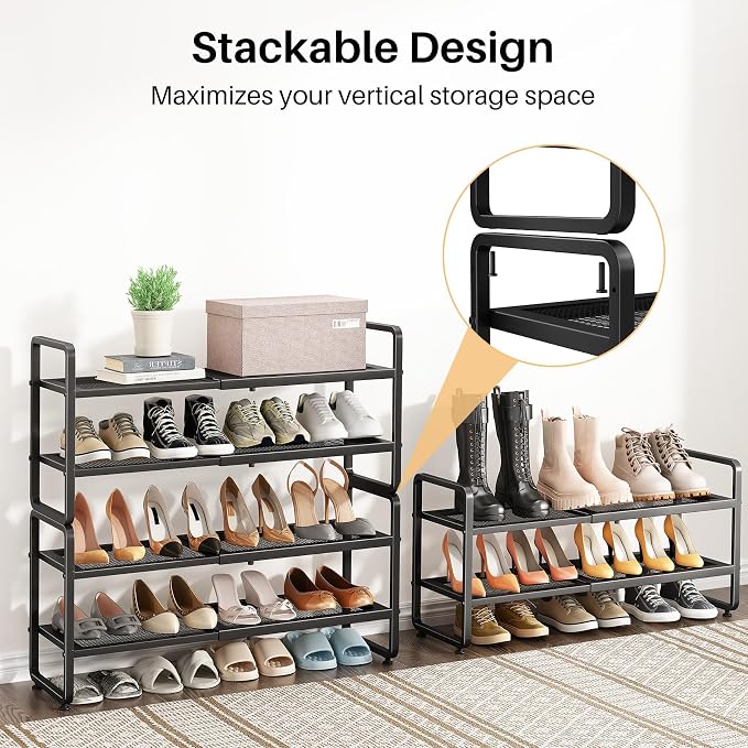 SNTD Shoe Rack - Expandable Shoe Organizer - Image 6