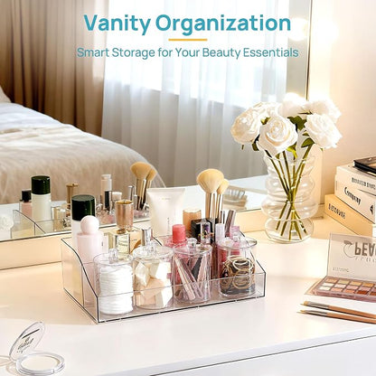 Vtopmart 6 PCS Bathroom Countertop Organizer, 1 Divided Tray - Image 7