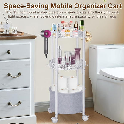Rolling Makeup Cart Organizer - Image 5