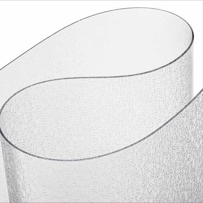 Clear Table Protector, USA Made, 24 x 36 Inch, 2mm Thick Pebble Textured Vinyl by ExactMade