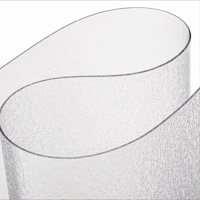 Clear Table Protector, USA Made, 42 x 60 Inch, 2mm Thick Pebble Textured Vinyl by ExactMade