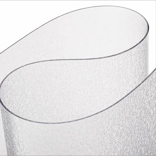 Clear Table Protector, USA Made, 20 x 40 Inch, 2mm Thick Pebble Textured Vinyl by ExactMade