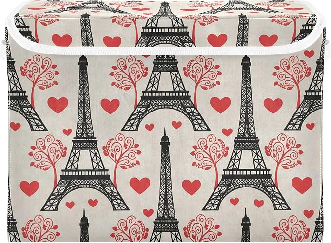 Eiffel Tower Foldable Lidded Storage Box - Image 2