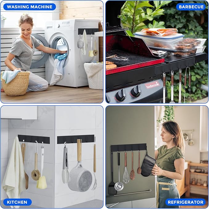 Magnetic Key Holder Wall Mount, Magnetic Key Rack Hanger - Image 7