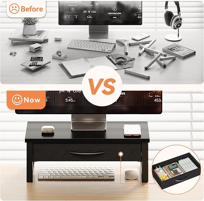 Computer Monitor Stand Riser, Desk Organizers and Accessories - Image 3