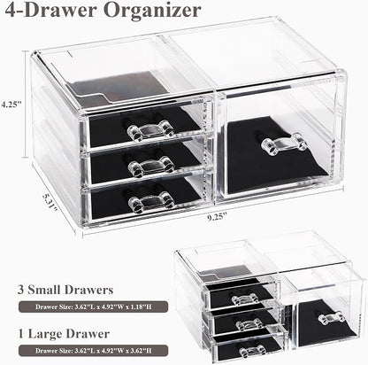 Sea Team Clear Makeup Organizer - Image 2