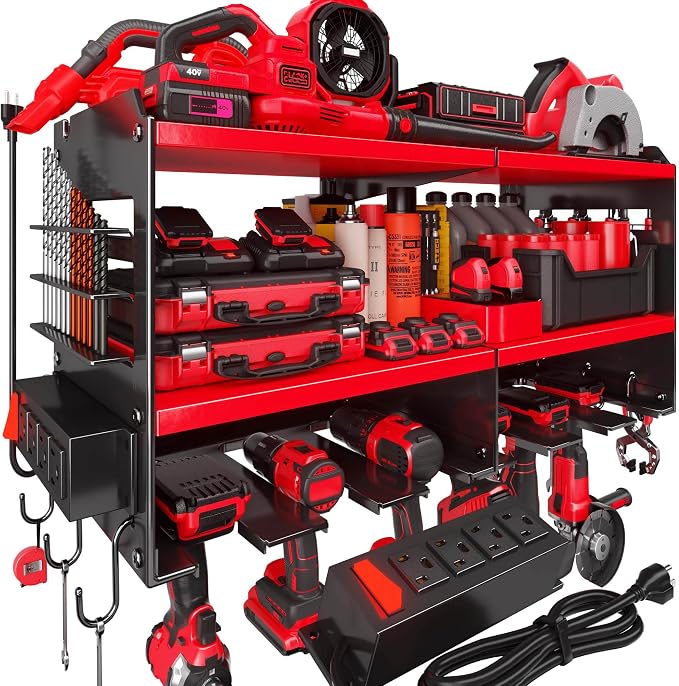 Spampur Fathers Day Gift – Power Tool Organizer Wall Mount by Spampur