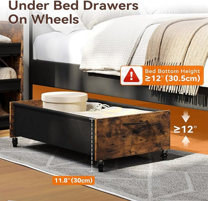 FOUCSSOMEI Under Bed Storage - Image 4