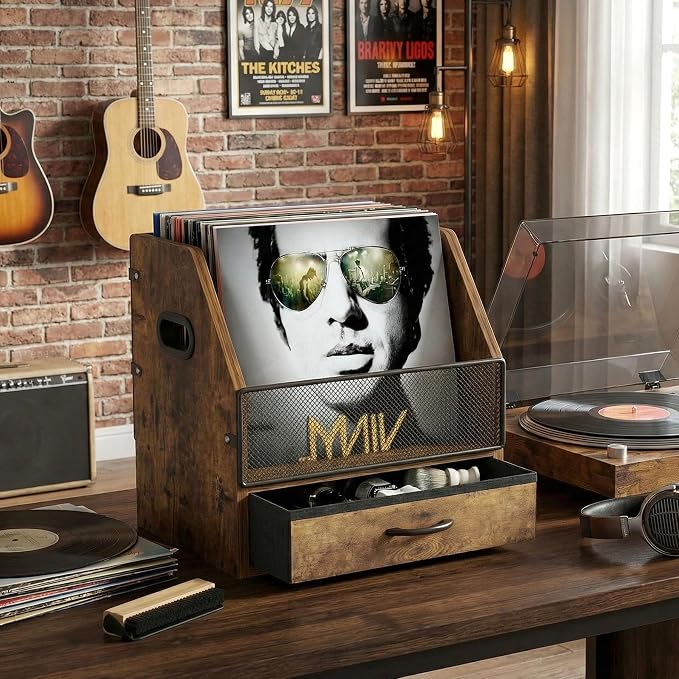 Vinyl Record Storage Crate - Image 2