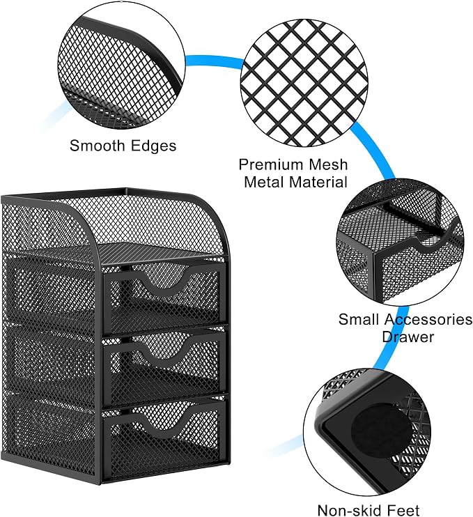 EasyPAG Mesh Desk Organizer - Image 3