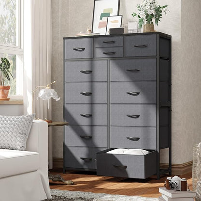 EnHomee 52.2" H Tall Dresser for Bedroom, Vertical Storage Tower, Anti-Tip | - Image 2