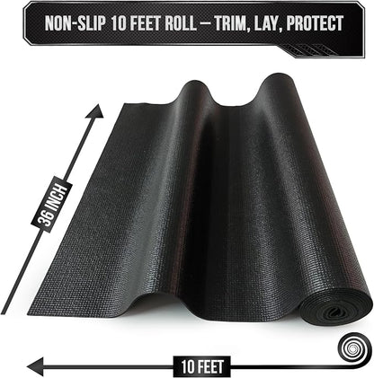 PD Tool Box Drawer Liner 10 ft x 36 in Black Thick Non-Slip Cabinet Mat | - Image 3