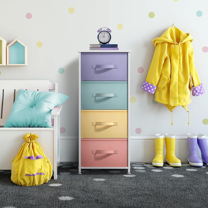 Sorbus Nightstand with 4 Drawers - Image 6