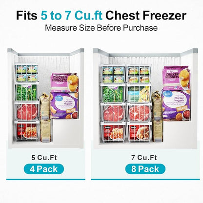 iSPECLE Deep Freezer Organizer Bins - Image 4