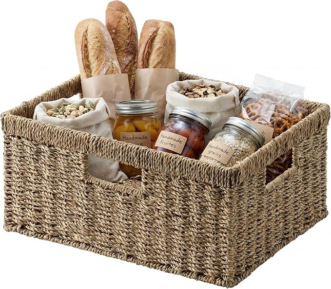 StorageWorks Large Wicker Baskets by StorageWorks