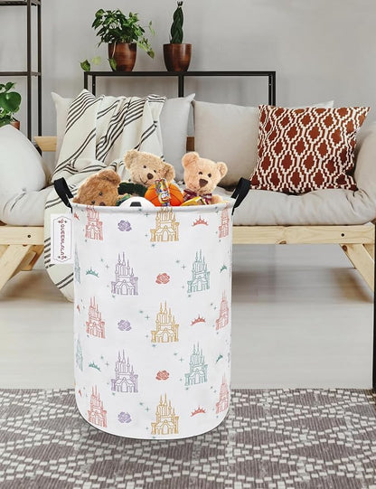 QUEENLALA Large Storage Basket, Laundry Hamper/Bathroom/Home Decor/Collapsible - Image 5