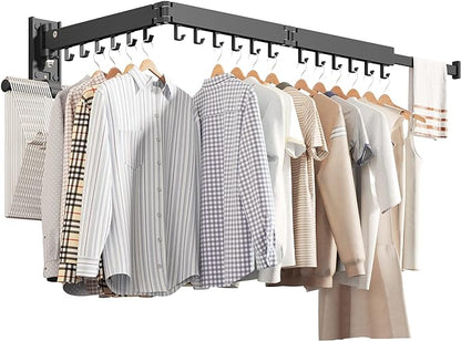 Wall Mounted Clothes Hanger, Clothes Drying Rack, Laundry Drying Rack, Drying by ZdwCyl