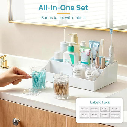 Vtopmart 5 PCS Bathroom Countertop Organizer Sets, - Image 4