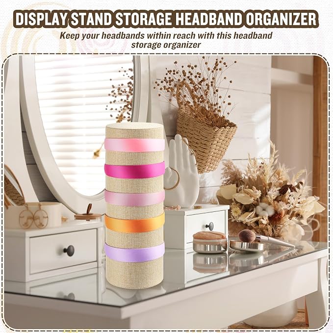 Geetery 2 Pcs Vertical Headband Holder Organizer Hairband Display Stand - Image 6