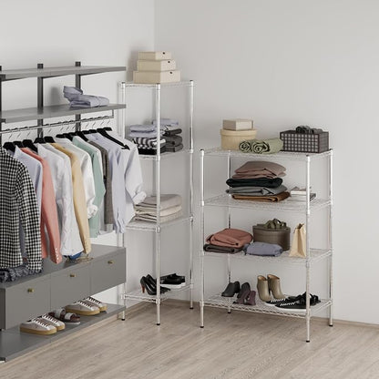 21" Deep x 36" Wide x 54" Height Wire Shelving Kit | 4-Tier | NSF Commercial - Image 7