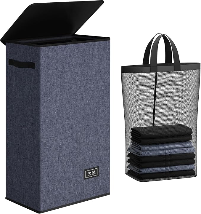 SOLEDI Slim Laundry Hamper by SOLEDI