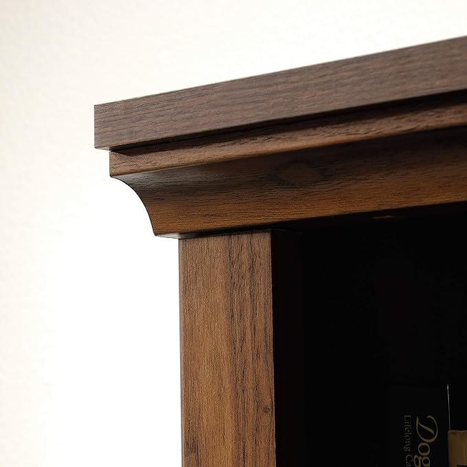 Sauder 5 Tier Book Shelf Wooden Bookcase Multipurpose Bookshelf - Image 5