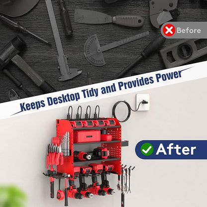 Heavy Duty Power Tool Organizer Wall Mount - Image 5