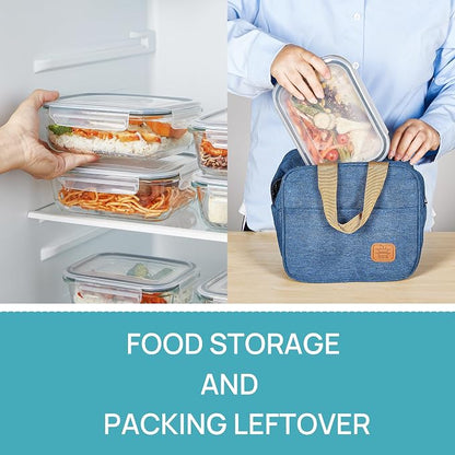 Vtopmart 5 Pack 35oz Glass Food Storage Containers - Image 5