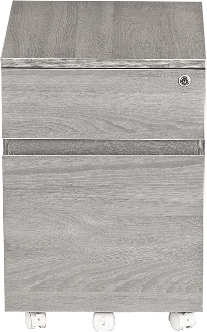 Techni Mobili Rolling Lock and Storage 2 Drawer Vertical Filing Cabinet - Image 6