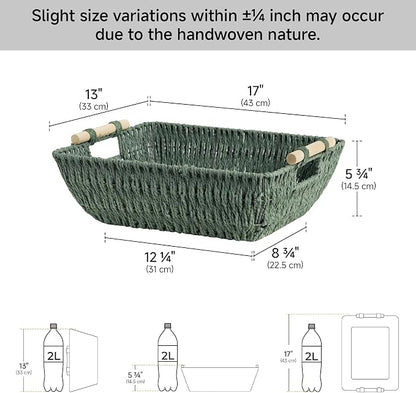 StorageWorks Extra Large Wicker Storage Basket - Image 3