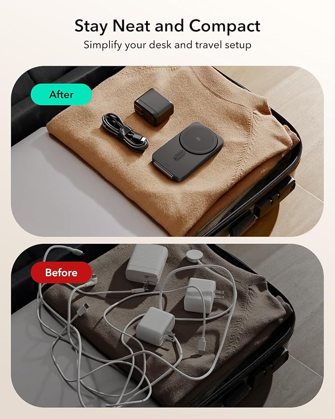 ESR 3 in 1 Charging Station for Apple, Qi2.2 25W MagSafe Charger - Image 7