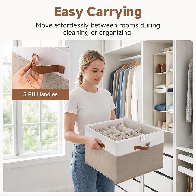 StorageWorks Shoe Organizer for Closet, Adjustable Dividers, For Heels & - Image 4