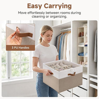 StorageWorks Shoe Organizer for Closet, Adjustable Dividers, For Heels & - Image 4