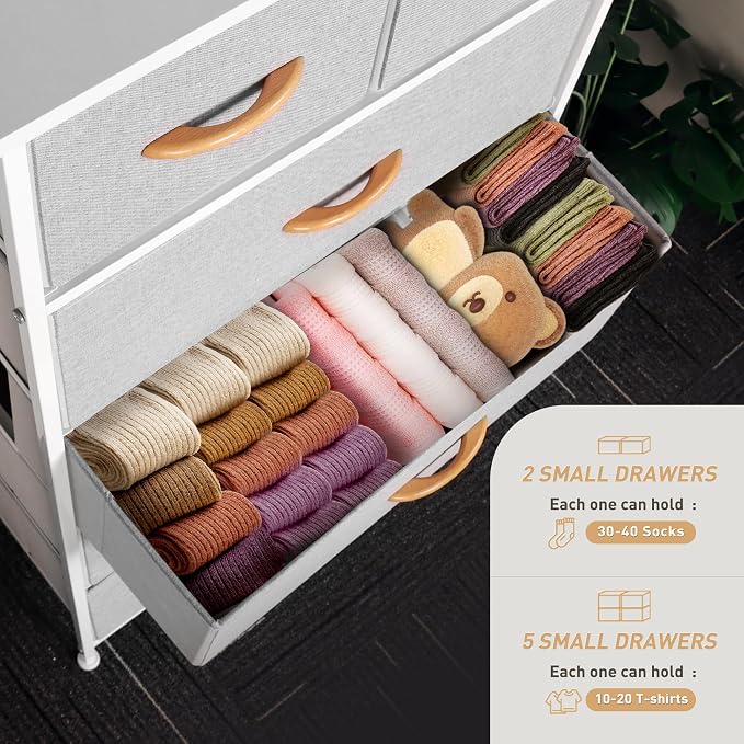 Mifuro Tall Dresser for Bedroom, Vertical Storage Organizer Tower - Image 5