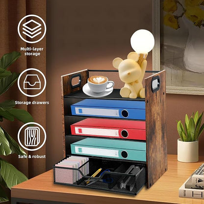 Wood Desk Organizer - Image 5