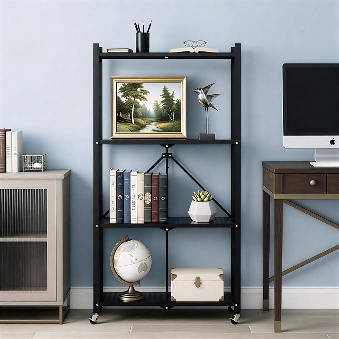 4 Tier Foldable Storage Shelf - Image 2