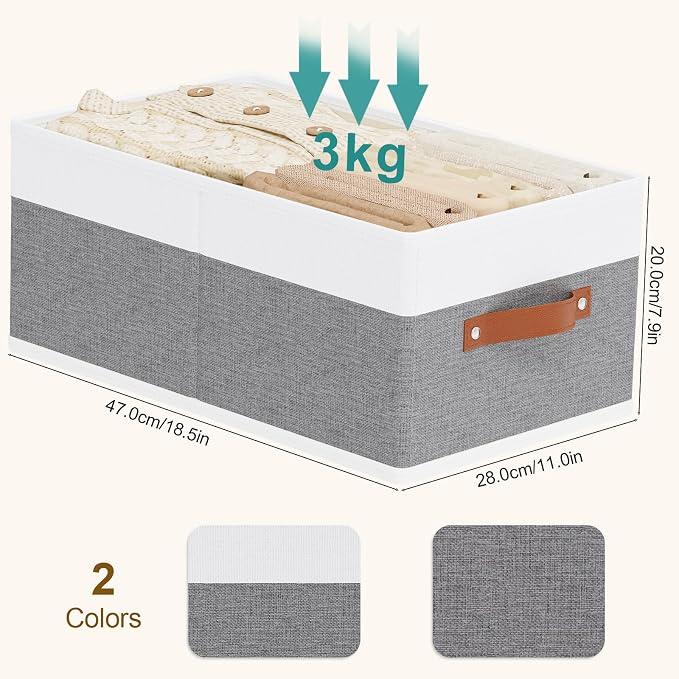 Storage Basket for Shelves, Closet Bin - Image 6