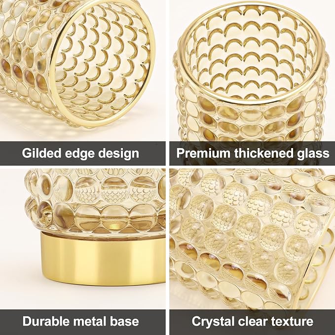 DASITON Makeup Brush Holder Organizer, Crystal Cosmetic Make Up Brush Holder - Image 6