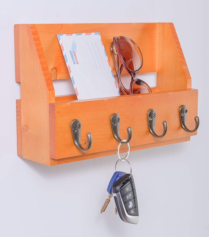 Flintar Wall Mounted Key and Mail Holder - Image 2